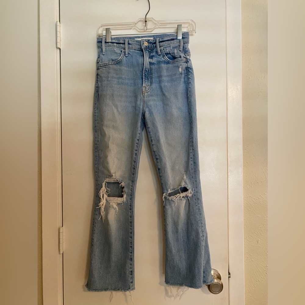 Mother jeans crop flare size 24